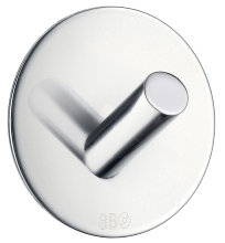 Enkel krok selvklebende Ø48 mm - krom